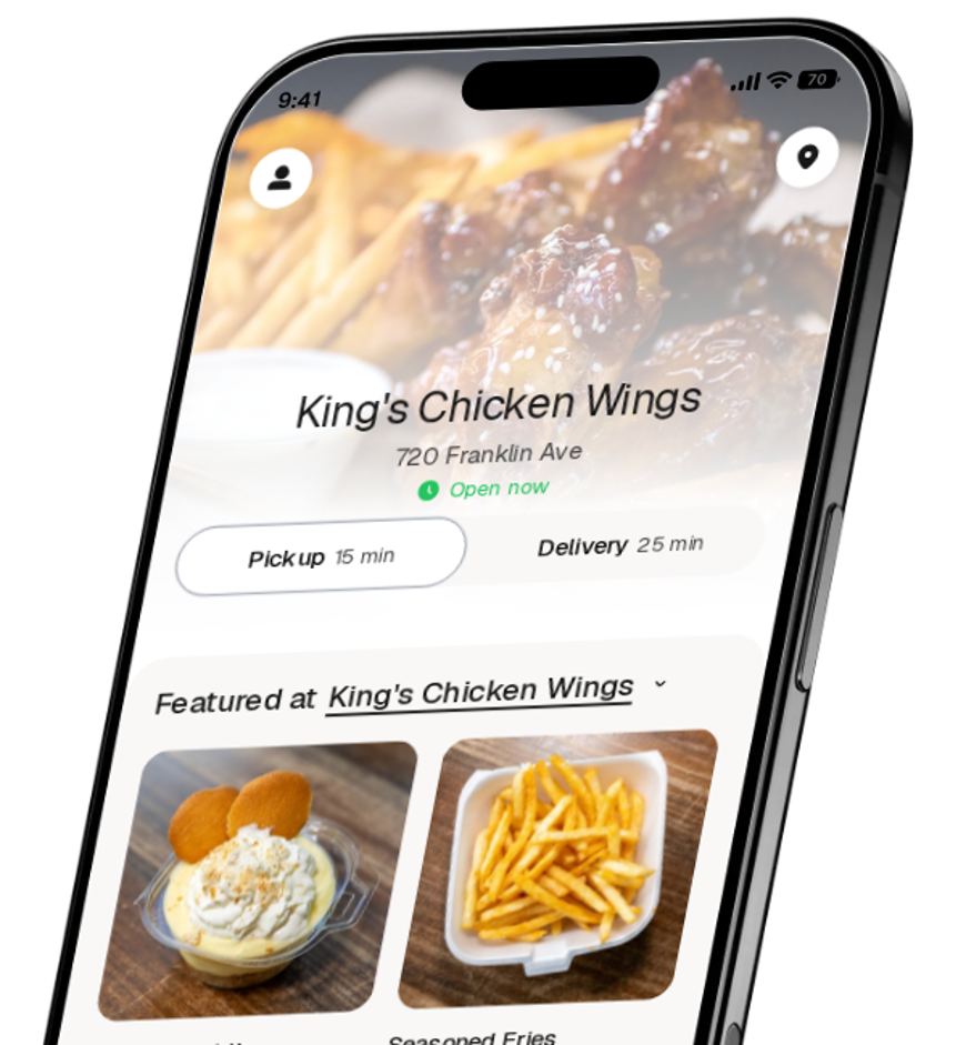 King's Chicken Wings app preview